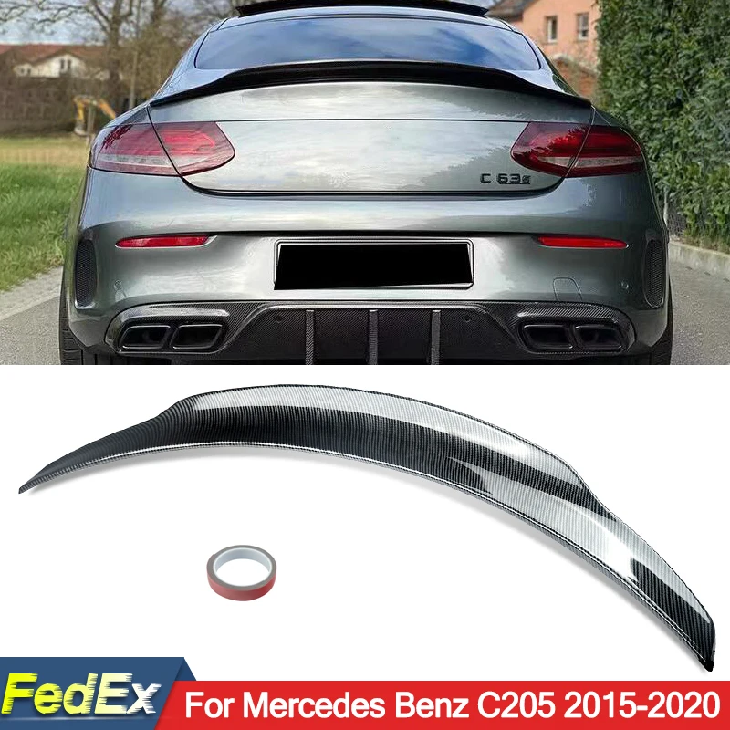 PSM Style Carbon Fiber Look Rear Tail Wins Fit For 2015-2022 Mercedes Bnez C205 Coupe C200 C300 C43 C63 Rear Trunk Spoiler Lip
PSM Style Carbon Fiber Look Rear Tail Wins Fit For 2015-2022 Mercedes Bnez C205 Coupe C200 C300 C43 C63 Rear Trunk Spoiler Lip