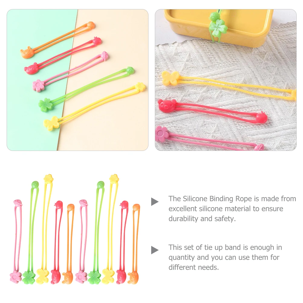 10 Pcs Binding Rope Tie Kitchen Band Silicone Cord Multi-function Bands Cooking Elastic
10 Pcs Binding Rope Tie Kitchen Band Silicone Cord Multi-function Bands Cooking Elastic