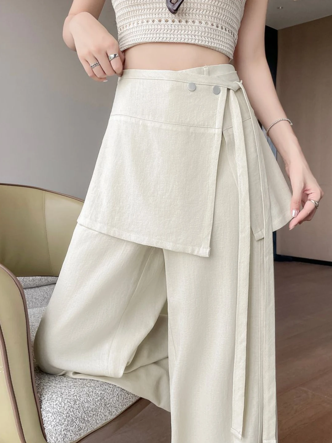 Summer Thin Cotton Linen Wide Leg Pants Women's Casual Loose Fit High Waist Slimming Summer 2026 Trendy Commute Style Zipper ...
Summer Thin Cotton Linen Wide Leg Pants Women's Casual Loose Fit High Waist Slimming Summer 2026 Trendy Commute Style Zipper ...