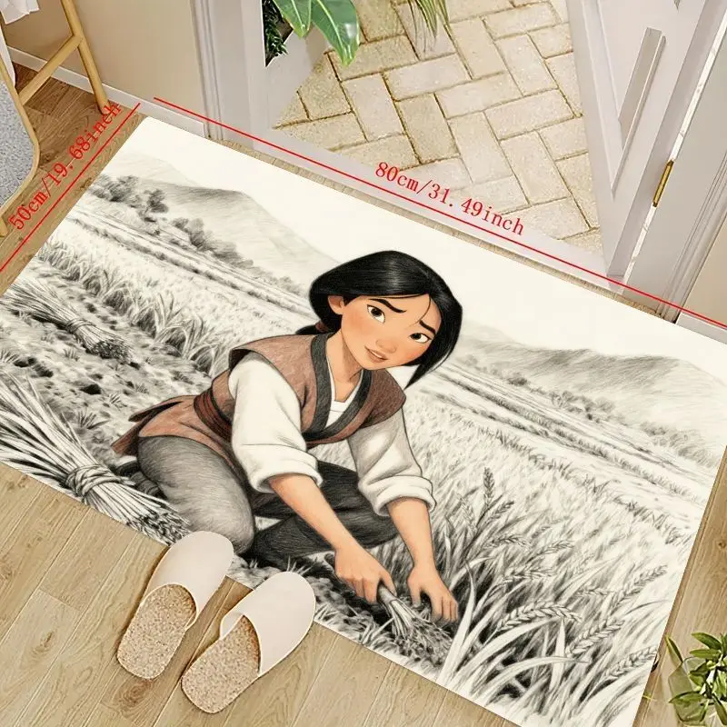 1 шт., напольный коврик Disney Mulan Warrior Princess Harvest, 80x50 см (31,49x19,68 дюймов), нескользящий коврик для художественных эскизов, мягкий, моющийся
1 шт., напольный коврик Disney Mulan Warrior Princess Harvest, 80x50 см (31,49x19,68 дюймов), нескользящий коврик для художественных эскизов, мягкий, моющийся