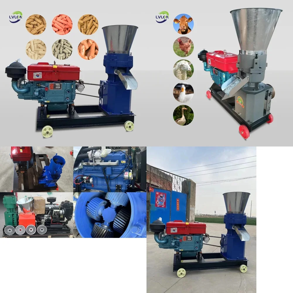 Animal Feed Pallet Maker Floating Feeds Pellet Making Machine Poultry Pellet Feed Machine for Food Processing
Animal Feed Pallet Maker Floating Feeds Pellet Making Machine Poultry Pellet Feed Machine for Food Processing