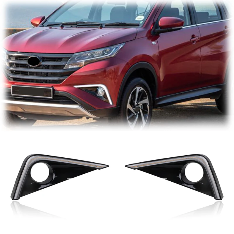 Gobison Auto Accessories LED Daytime Running Light With Yellow Signal Fog Lamp For Toyota RUSH 2018-2019 Fog Light
Gobison Auto Accessories LED Daytime Running Light With Yellow Signal Fog Lamp For Toyota RUSH 2018-2019 Fog Light