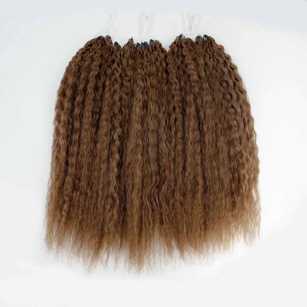 15A Brown Kinky Straight Feather Crochet Hair Human Hair Extensions Knotless Miracle Knots Pre-Separated 100% Virgin Hair
15A Brown Kinky Straight Feather Crochet Hair Human Hair Extensions Knotless Miracle Knots Pre-Separated 100% Virgin Hair