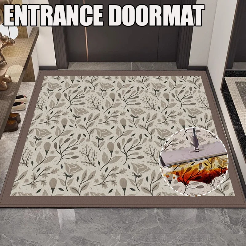 Non-slip Entrance Doormat American Retro PVC Leather Floor Mat Dirt-resistant Kitchen Carpet for Living Room Bathroom Rug Ковер
Non-slip Entrance Doormat American Retro PVC Leather Floor Mat Dirt-resistant Kitchen Carpet for Living Room Bathroom Rug Ковер
