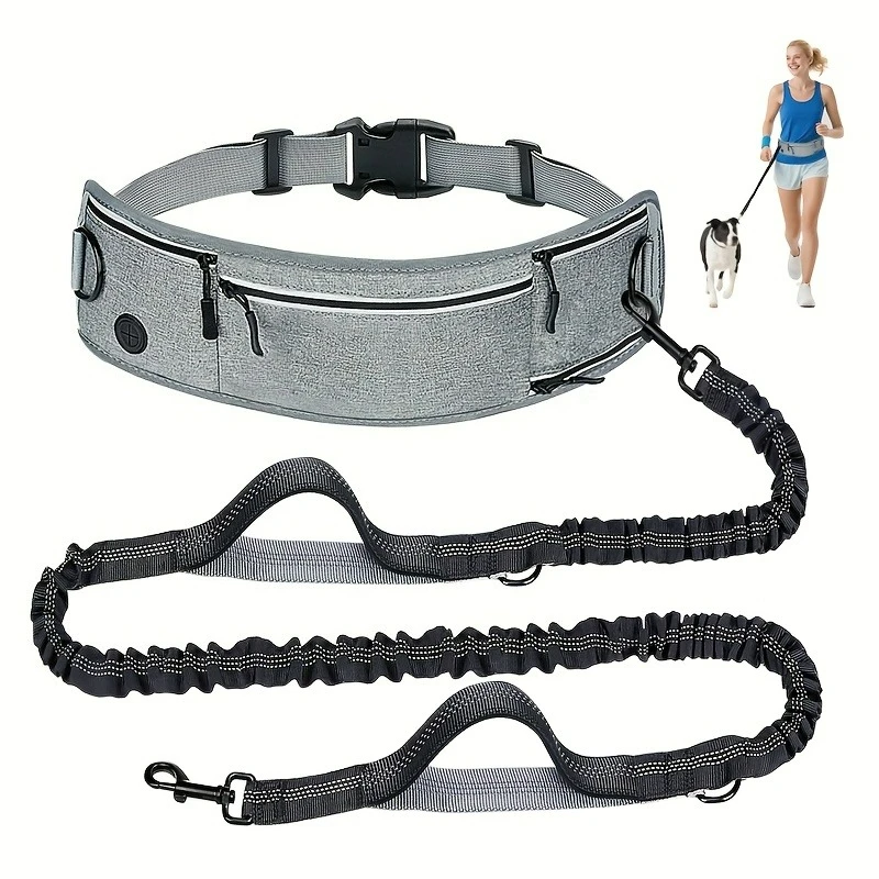 Hands-Free Retractable Dog Leash for Running - Adjustable Waist Leash with Reflective Strap, Jogging Leash for Active Dogs
Hands-Free Retractable Dog Leash for Running - Adjustable Waist Leash with Reflective Strap, Jogging Leash for Active Dogs