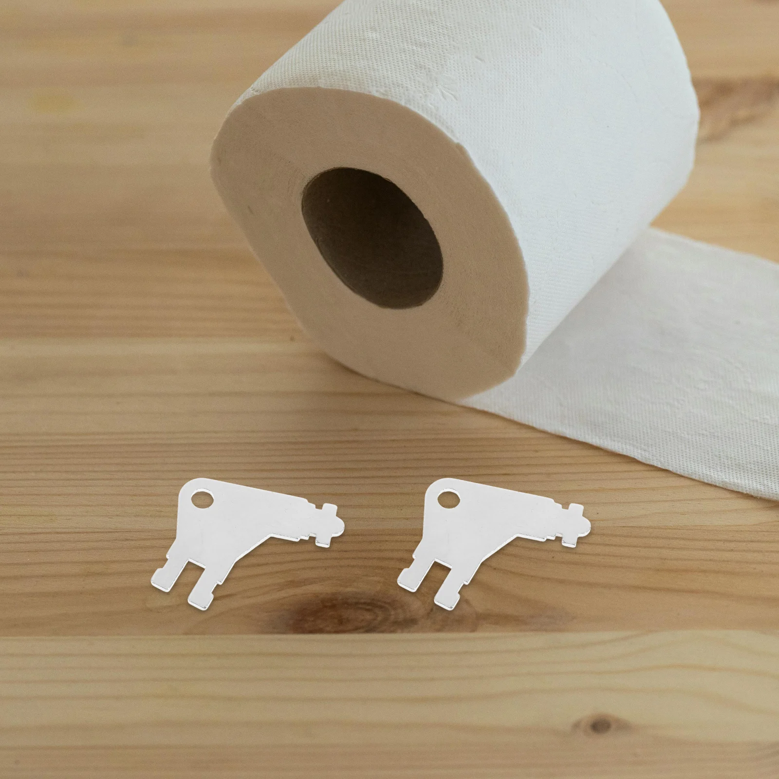 4pcs Toilet Paper Dispenser Key Metal Universal Replacement Easy Installation Towel Dispenser Access for Commercial
4pcs Toilet Paper Dispenser Key Metal Universal Replacement Easy Installation Towel Dispenser Access for Commercial