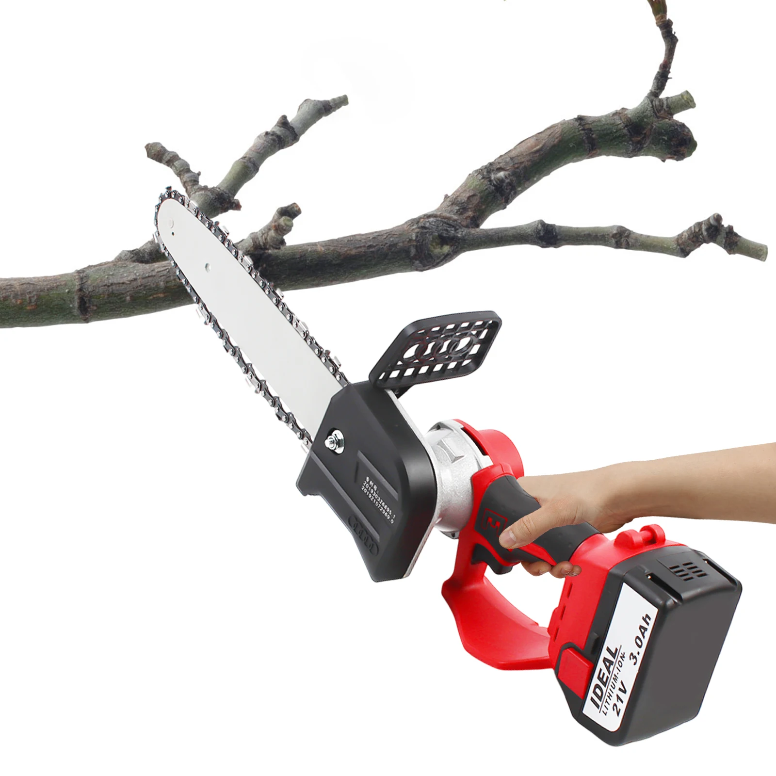 Electric Portable Chainsaw 1200W Small Chain Saw Brushless Motor Battery Chainsaw with Auto Oiler use in Homes/Gardens/Woodland
Electric Portable Chainsaw 1200W Small Chain Saw Brushless Motor Battery Chainsaw with Auto Oiler use in Homes/Gardens/Woodland