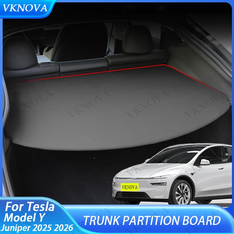 Выдвижная шторка-разделитель багажника для Tesla Model Y Juniper 2025: Защитная перегородка для дополнительного хранения
Выдвижная шторка-разделитель багажника для Tesla Model Y Juniper 2025: Защитная перегородка для дополнительного хранения