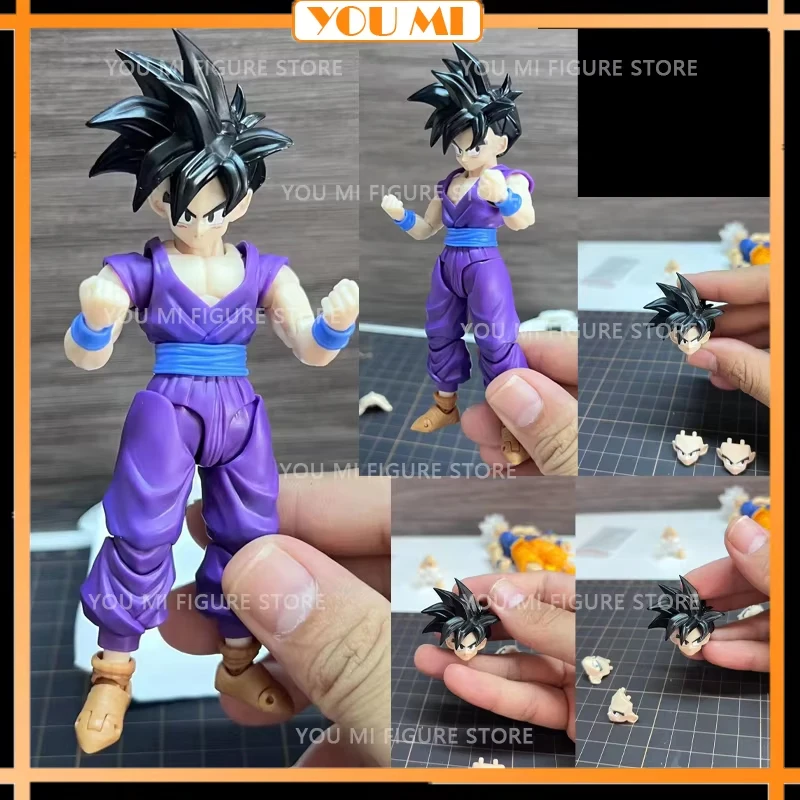 Тигровый драконий шар Shf Ssj Super Saiyan Son Gohan, черные волосы, головы, аксессуары, комплект, аниме, экшн-фигурка, модель игрушки
Тигровый драконий шар Shf Ssj Super Saiyan Son Gohan, черные волосы, головы, аксессуары, комплект, аниме, экшн-фигурка, модель игрушки