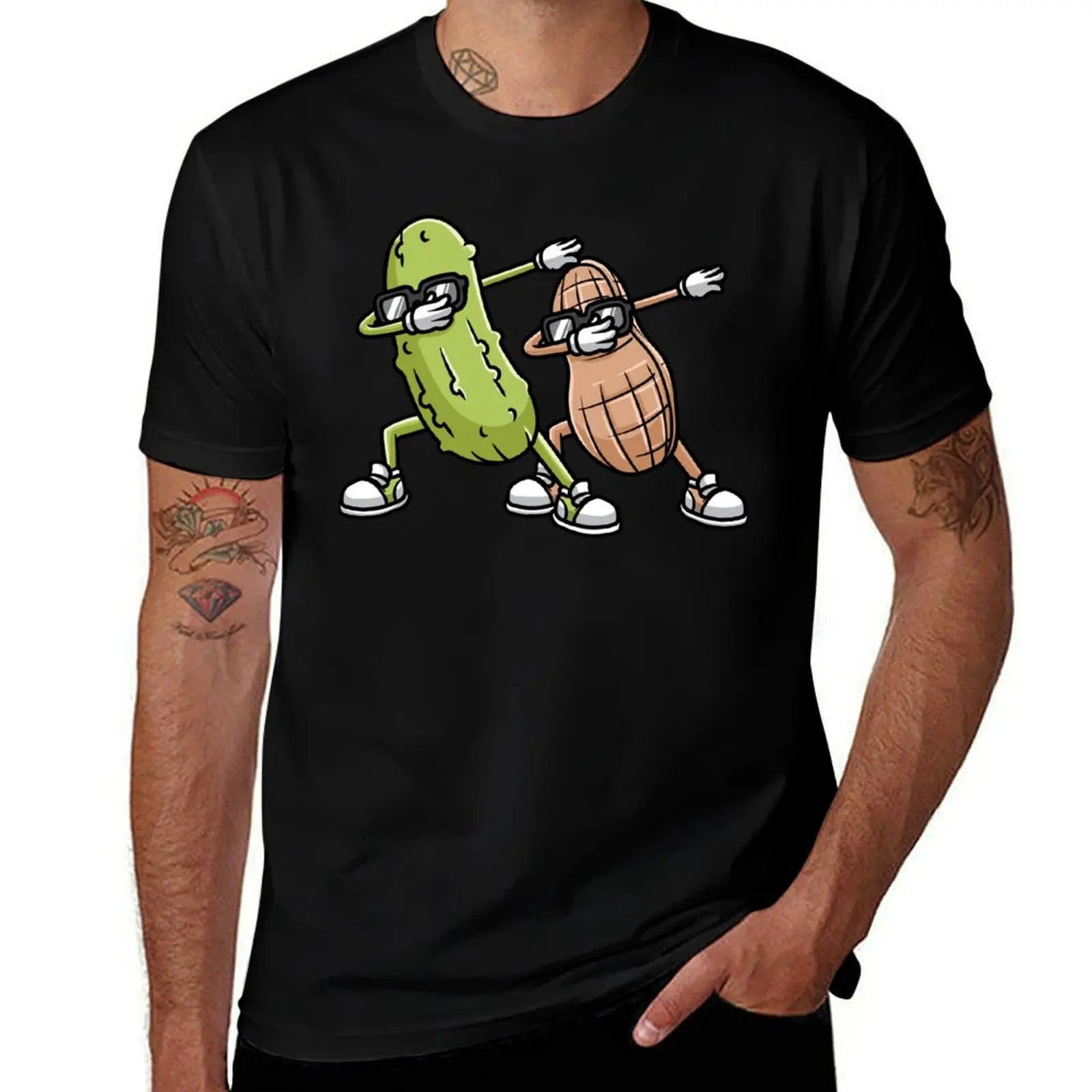 Peanut and Pickle Dabbing Peanut Butter T-Shirt t shirt man cotton funny t shirts cotton T-shirt
Peanut and Pickle Dabbing Peanut Butter T-Shirt t shirt man cotton funny t shirts cotton T-shirt