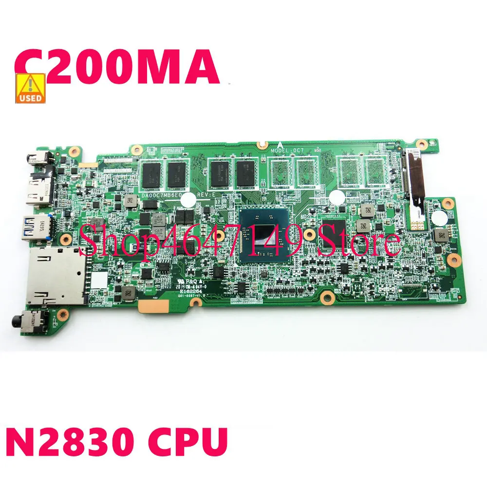 C200MA N2830 CPU 2GB RAM Motherboard C200M C200MA Mainboard For ASUS C200 C200MA Motherboard Test OK Used
C200MA N2830 CPU 2GB RAM Motherboard C200M C200MA Mainboard For ASUS C200 C200MA Motherboard Test OK Used