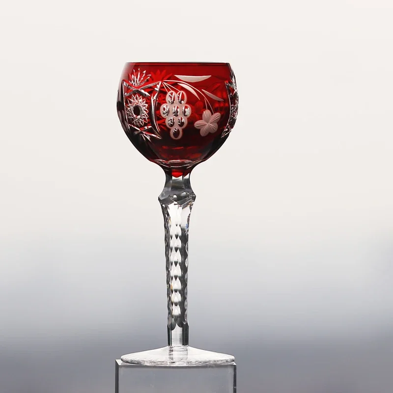 Edo Kiriko Bohemian Crystal Glass Hand Cut Beautiful Pattern Blue Green Purple Red Wine Champagne Glasses 230ml with gift box
Edo Kiriko Bohemian Crystal Glass Hand Cut Beautiful Pattern Blue Green Purple Red Wine Champagne Glasses 230ml with gift box