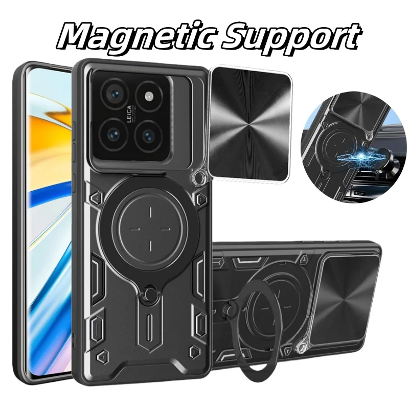 Shockproof Armor Magnetic Case Funda For Xiaomi 14T Pro 5G Mi 14 T Xiaomi14T Mi14T 14TPro Case Slide Lens Camera Protector Coque
Shockproof Armor Magnetic Case Funda For Xiaomi 14T Pro 5G Mi 14 T Xiaomi14T Mi14T 14TPro Case Slide Lens Camera Protector Coque