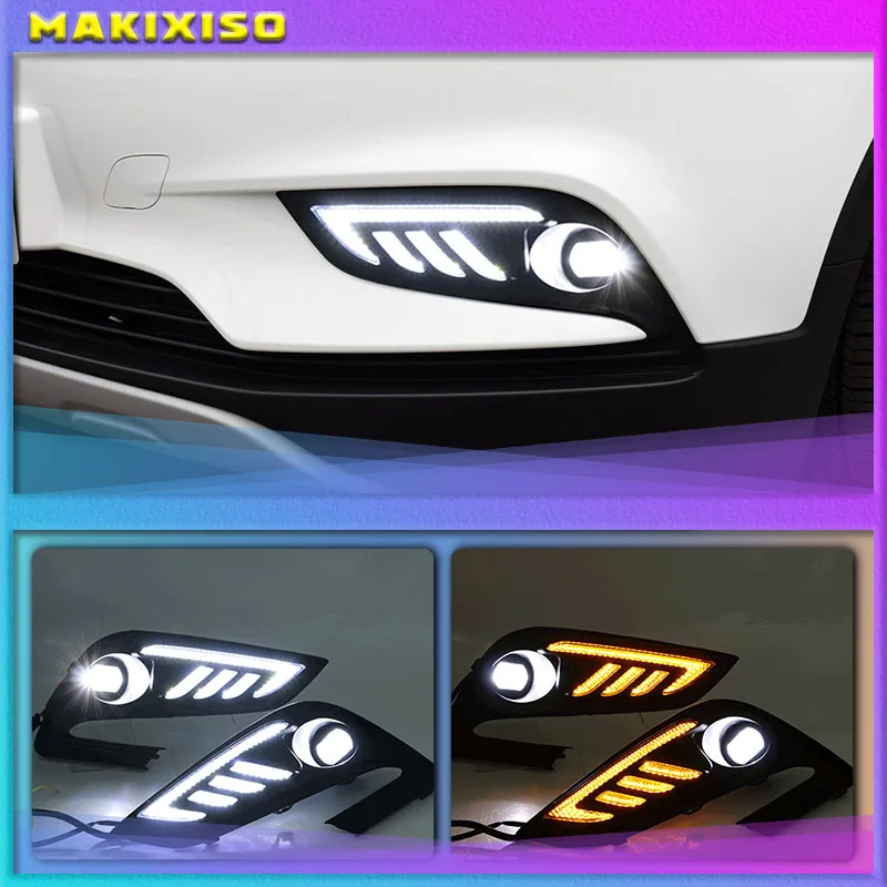 2PCS For Buick Encore 2016 2017 2018 Front LED Daytime Running Light Driving DRL Fog Light fog lamp 
2PCS For Buick Encore 2016 2017 2018 Front LED Daytime Running Light Driving DRL Fog Light fog lamp