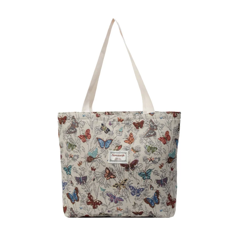 Canvas Large Capacity Butterfly Women's Zipper Backpack Fashion Commuting Leisure Handbag Shopping Shoulder Storage Two Sizes
Canvas Large Capacity Butterfly Women's Zipper Backpack Fashion Commuting Leisure Handbag Shopping Shoulder Storage Two Sizes