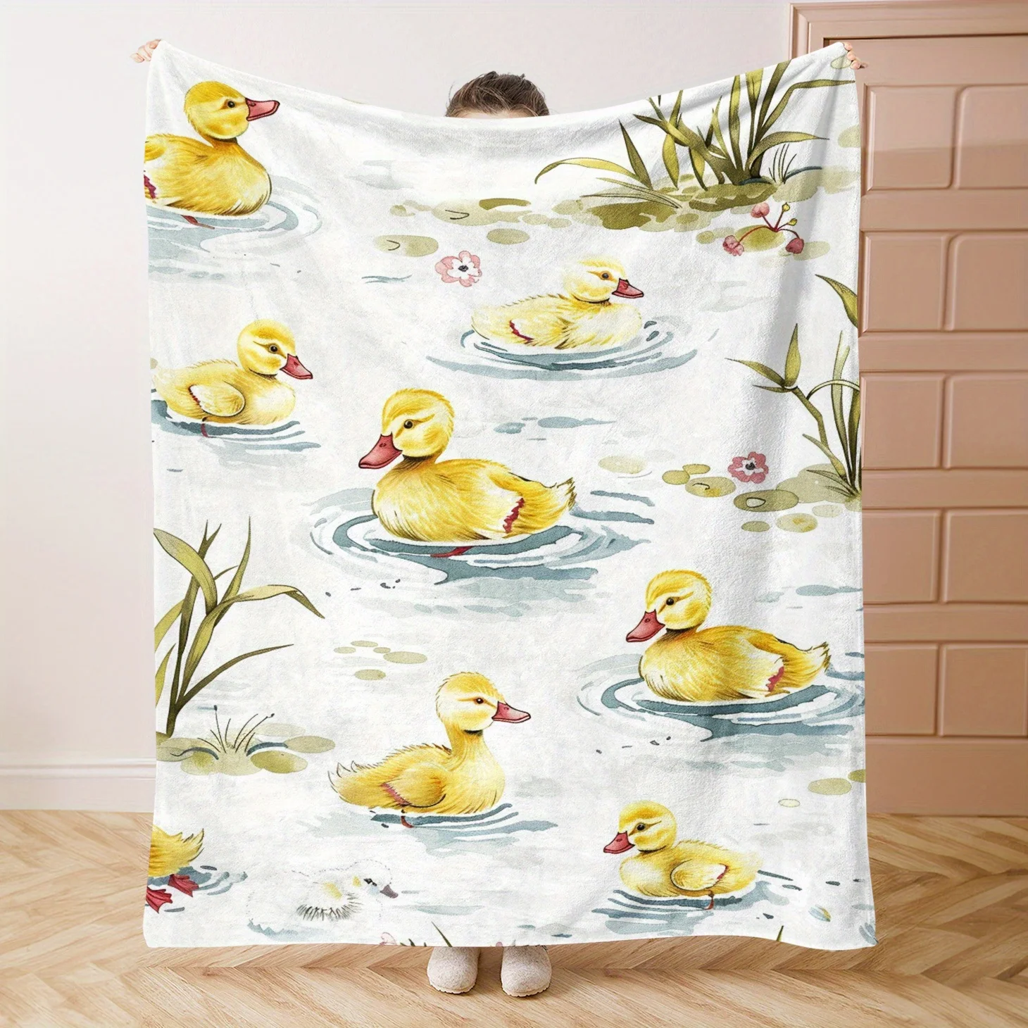 1pc Yellow duck print blanket - polyester fabric, machine washable, suitable for bedroom, living room, bed sofa, camping, travel
1pc Yellow duck print blanket - polyester fabric, machine washable, suitable for bedroom, living room, bed sofa, camping, travel