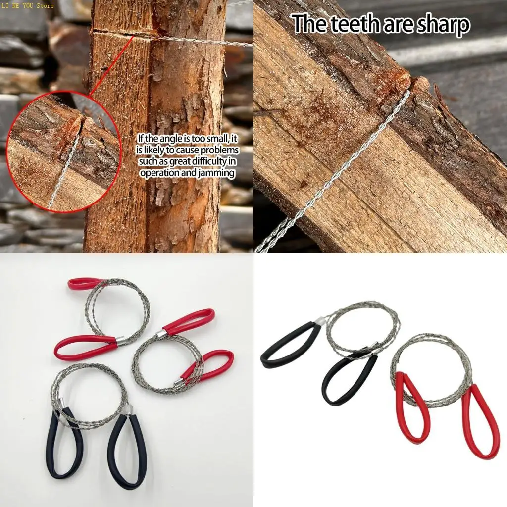 W3JE 2Pcs Steel Wire Handsaw For Woodworking Cutting Ergonomic Portable Gardening Construction Applications
W3JE 2Pcs Steel Wire Handsaw For Woodworking Cutting Ergonomic Portable Gardening Construction Applications