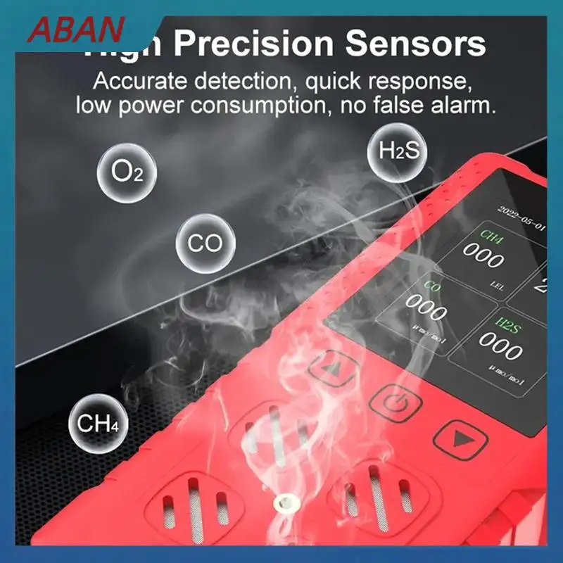 ABAN DR850 4 In 1 Portable Multi Gas Detector IP65 Waterproof Gas Leak Meter For O2 / CO / H2S / COMB
ABAN DR850 4 In 1 Portable Multi Gas Detector IP65 Waterproof Gas Leak Meter For O2 / CO / H2S / COMB