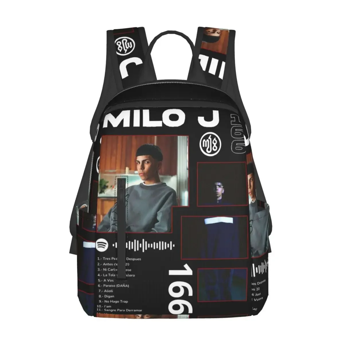 Rapper Milo J 166 Album Deluxe Backpack Daypack Large Capacity Kids BookBag School Bag Shoulder Bags for Men Women
Rapper Milo J 166 Album Deluxe Backpack Daypack Large Capacity Kids BookBag School Bag Shoulder Bags for Men Women