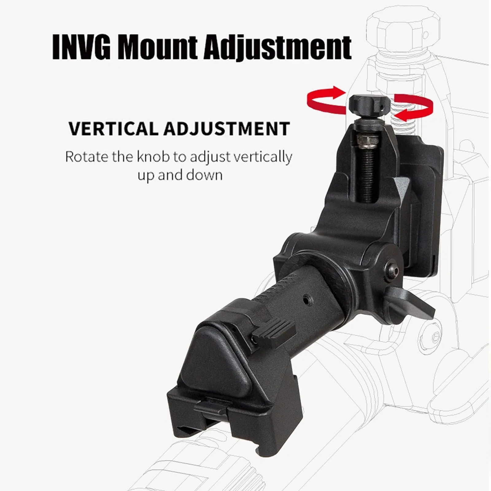 SOTAC INVG Night Vision Bracket INVG Metal Tactical Helmet Mount for PVS15 PVS18 PVS31 BNVD-G NVG Adjus Dovetail Interface
SOTAC INVG Night Vision Bracket INVG Metal Tactical Helmet Mount for PVS15 PVS18 PVS31 BNVD-G NVG Adjus Dovetail Interface