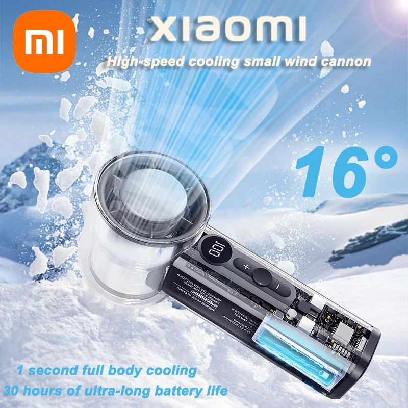 Xiaomi Transparent Handheld Fan Strong Wind Gear Wind Speed LED Digital Display Adjustable Turbo Portable Outdoor Handheld Fan
Xiaomi Transparent Handheld Fan Strong Wind Gear Wind Speed LED Digital Display Adjustable Turbo Portable Outdoor Handheld Fan