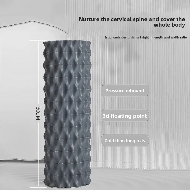 Fish Bone Pattern Yoga Column EVA Material Muscle Relaxation Open Shoulder Open Back Yoga Equipment Roller Mace Foam Shaft
Fish Bone Pattern Yoga Column EVA Material Muscle Relaxation Open Shoulder Open Back Yoga Equipment Roller Mace Foam Shaft