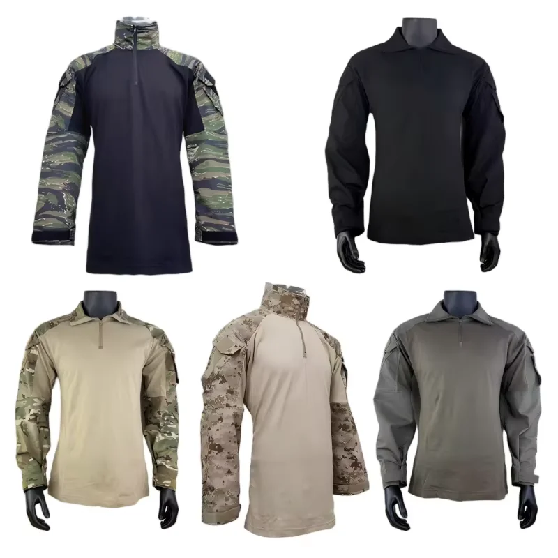 Outdoor Sports Military Tactical Hunting Training Suit, Tactical Top, G3 Frog Skin Top
Outdoor Sports Military Tactical Hunting Training Suit, Tactical Top, G3 Frog Skin Top
