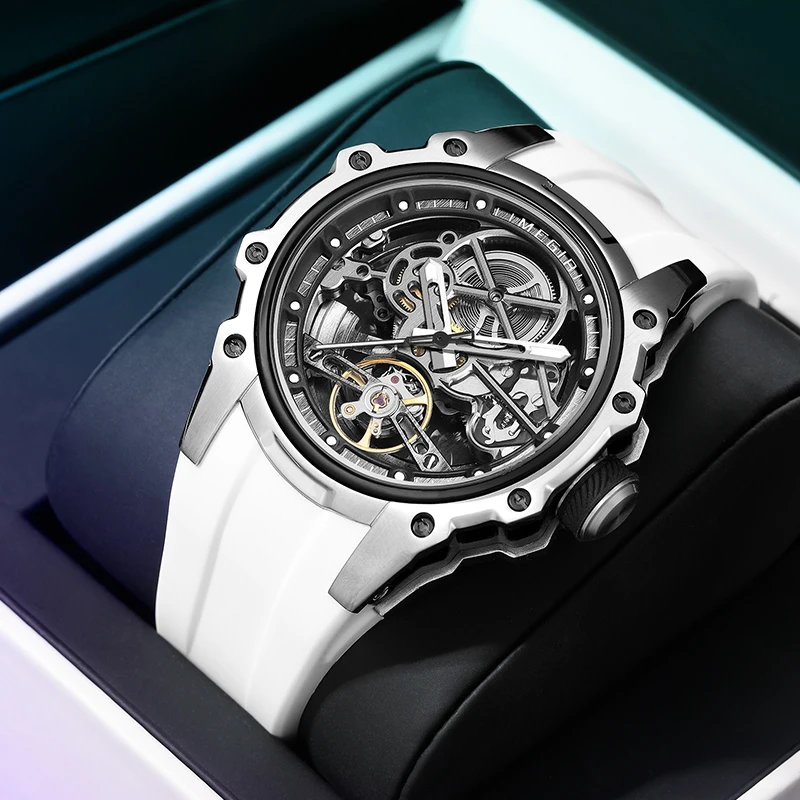 Stainless Steel Full Precision Mechanical Hollow Automatic Mechanical Watch Luxury Waterproof Luminous watches for man
Stainless Steel Full Precision Mechanical Hollow Automatic Mechanical Watch Luxury Waterproof Luminous watches for man