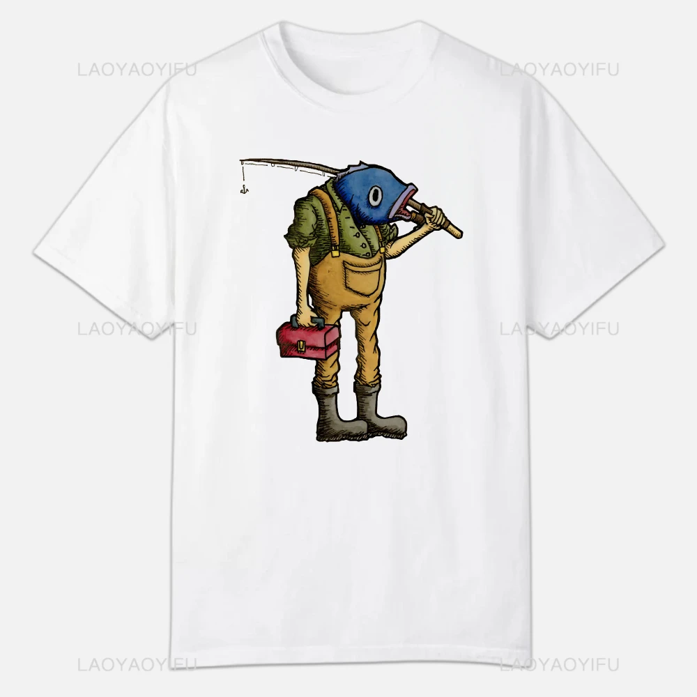 Fishing Men Clothes Plain Tops Graphic Short Sleeve Summer Tees Custom Cotton Clothing Funny Streetwear Printed T-shirt
Fishing Men Clothes Plain Tops Graphic Short Sleeve Summer Tees Custom Cotton Clothing Funny Streetwear Printed T-shirt