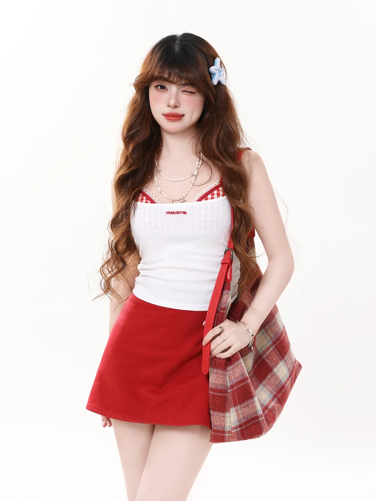 ENJOG Американский кружевной комплект из двух предметов в клетку, женский, утягивающий, сексуальный топ, укороченный, из других материалов, 100% летняя новинка
ENJOG Американский кружевной комплект из двух предметов в клетку, женский, утягивающий, сексуальный топ, укороченный, из других материалов, 100% летняя новинка