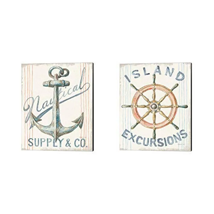 Floursack Nautical A by Danhui Nai 2 Piece Canvas Art Set 8 X 10 Inches Each Nautical Art Canvas Blue and White Vibrant Color a
Floursack Nautical A by Danhui Nai 2 Piece Canvas Art Set 8 X 10 Inches Each Nautical Art Canvas Blue and White Vibrant Color a