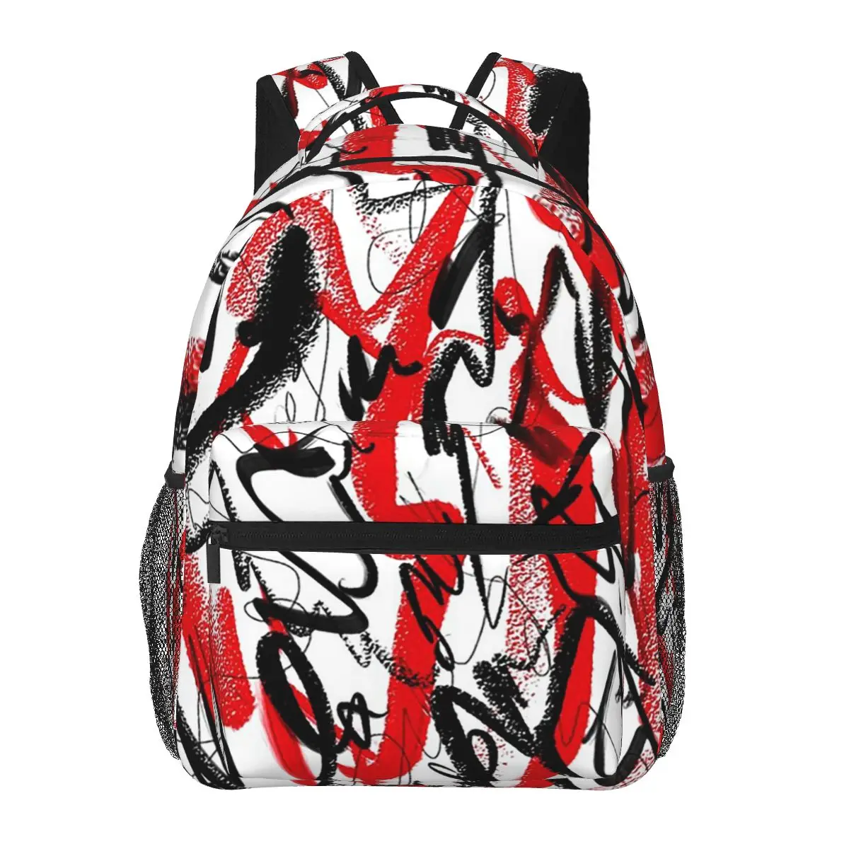 Cool Black And Red Graffiti Student Backpack School Bag Hiking Travel Daypack for Boys Girls Fashion Bookbag Shoulder Bags
Cool Black And Red Graffiti Student Backpack School Bag Hiking Travel Daypack for Boys Girls Fashion Bookbag Shoulder Bags