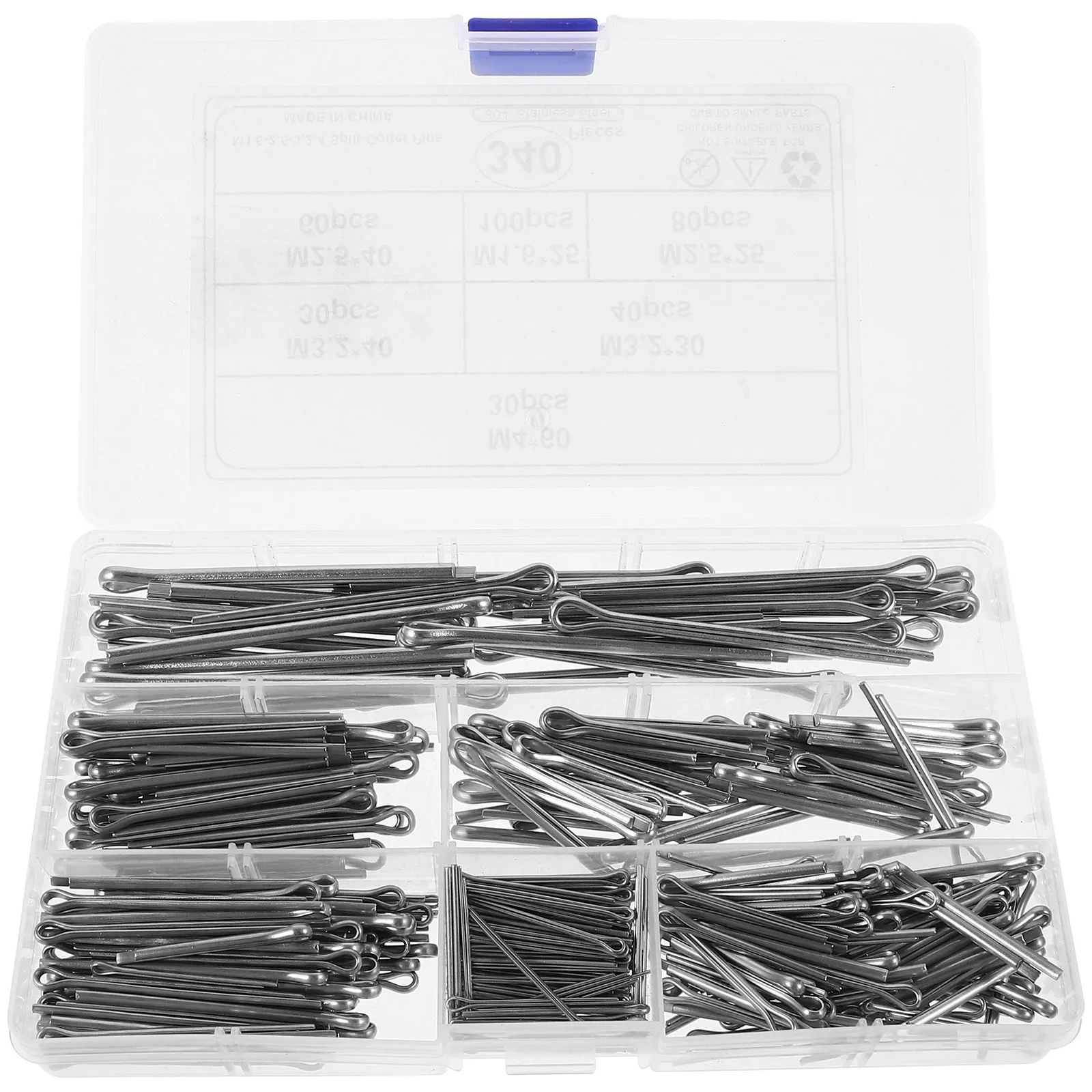 340Pcs Stainless Steel Cotter Pins Assortment Kit Heavy Duty Split Locking Pins for Mechanics Rv Trailer Hitch Applications
340Pcs Stainless Steel Cotter Pins Assortment Kit Heavy Duty Split Locking Pins for Mechanics Rv Trailer Hitch Applications