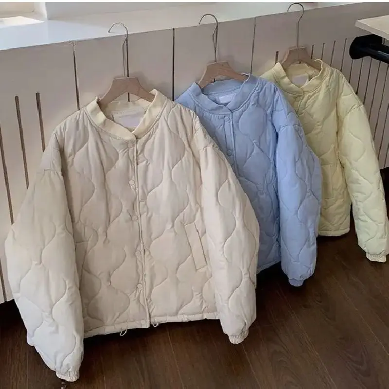 Fashion Baseball Collar Cotton Jacket Oversized Women's Trendy Long Sleeved Outwear Autumn Winter Loose New Versatile Top
Fashion Baseball Collar Cotton Jacket Oversized Women's Trendy Long Sleeved Outwear Autumn Winter Loose New Versatile Top