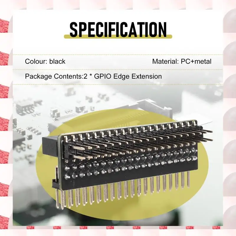 Мини-разъемы ABGN для Raspberry Pi, 40-контактный GPIO, плата расширения 1–2 гг., 2 X 20-контактный разъем, двойной штекер, двухрядный прямой разъем
Мини-разъемы ABGN для Raspberry Pi, 40-контактный GPIO, плата расширения 1–2 гг., 2 X 20-контактный разъем, двойной штекер, двухрядный прямой разъем