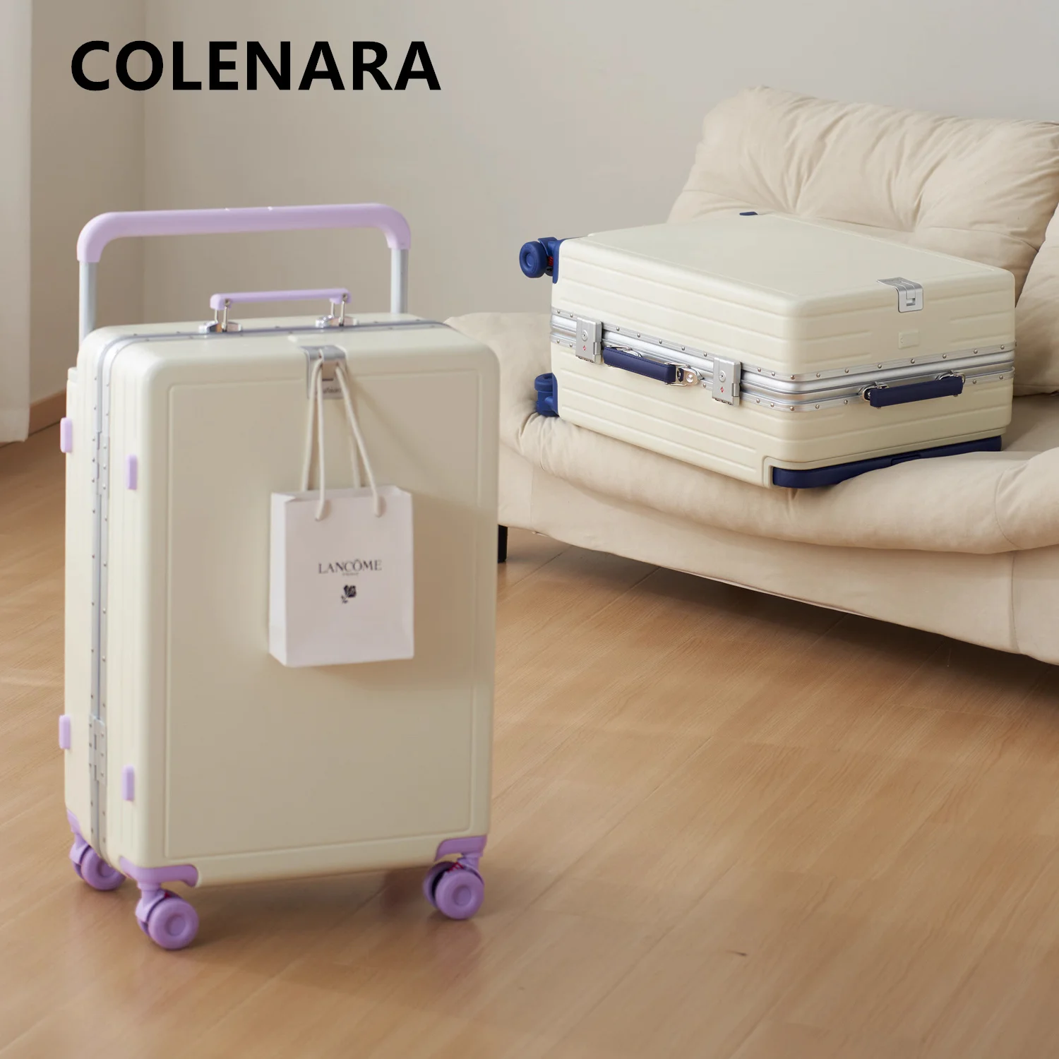 Чемодан COLENARA: высококачественный женский чемодан-тележка с алюминиевой рамой, 20, 22, 24, 26 дюймов, с кодовым замком, из поликарбоната
Чемодан COLENARA: высококачественный женский чемодан-тележка с алюминиевой рамой, 20, 22, 24, 26 дюймов, с кодовым замком, из поликарбоната