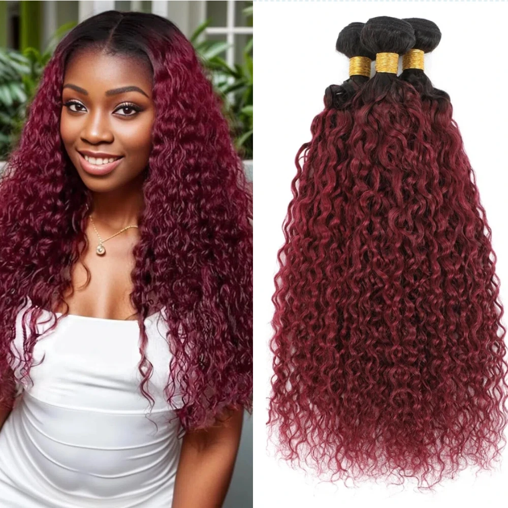 Burgundy Ombre Bundles Human Hair Pre Colored Curly Bundles Weave Hair Extensions 100% Raw Human Hair Bundles Deal Red Hair
Burgundy Ombre Bundles Human Hair Pre Colored Curly Bundles Weave Hair Extensions 100% Raw Human Hair Bundles Deal Red Hair