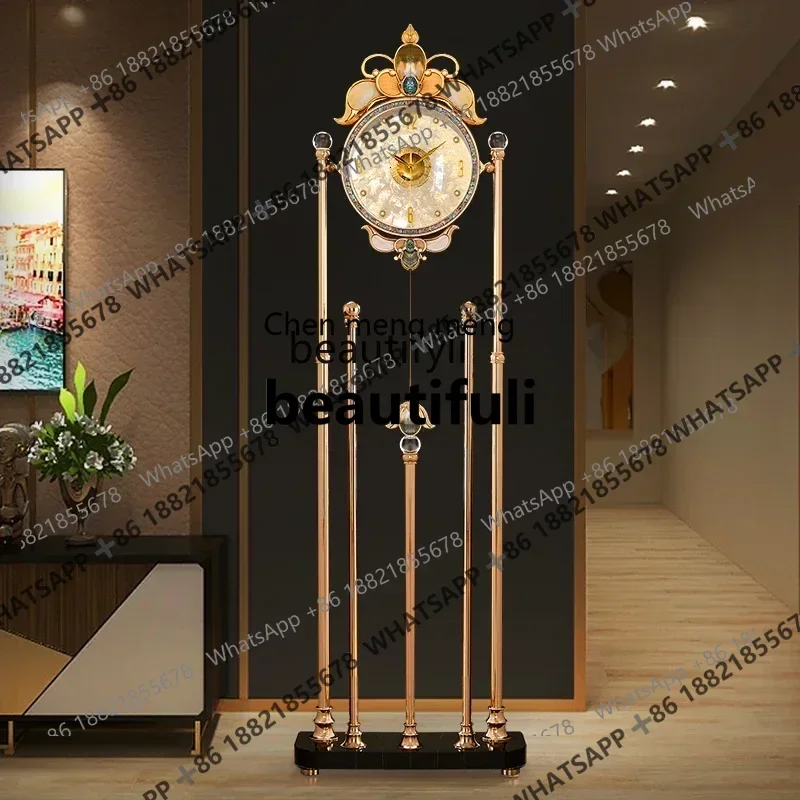 R Light luxury high-end household living room floor clock European high-end atmospheric pendulum, large clock R
R Light luxury high-end household living room floor clock European high-end atmospheric pendulum, large clock R