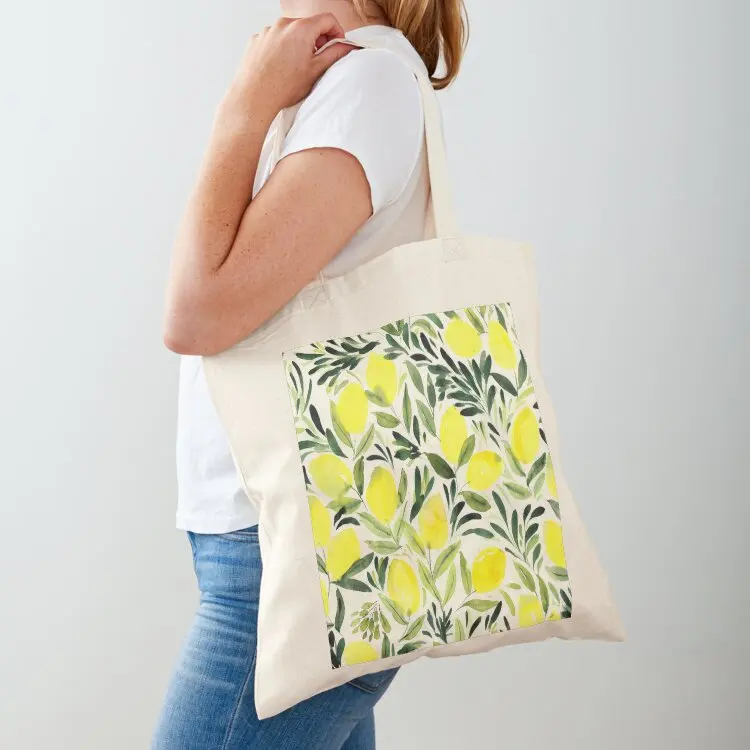 Lemons watercolor on creme white Tote Bag shopping bag custom bags tote bag men's Women's bags
Lemons watercolor on creme white Tote Bag shopping bag custom bags tote bag men's Women's bags