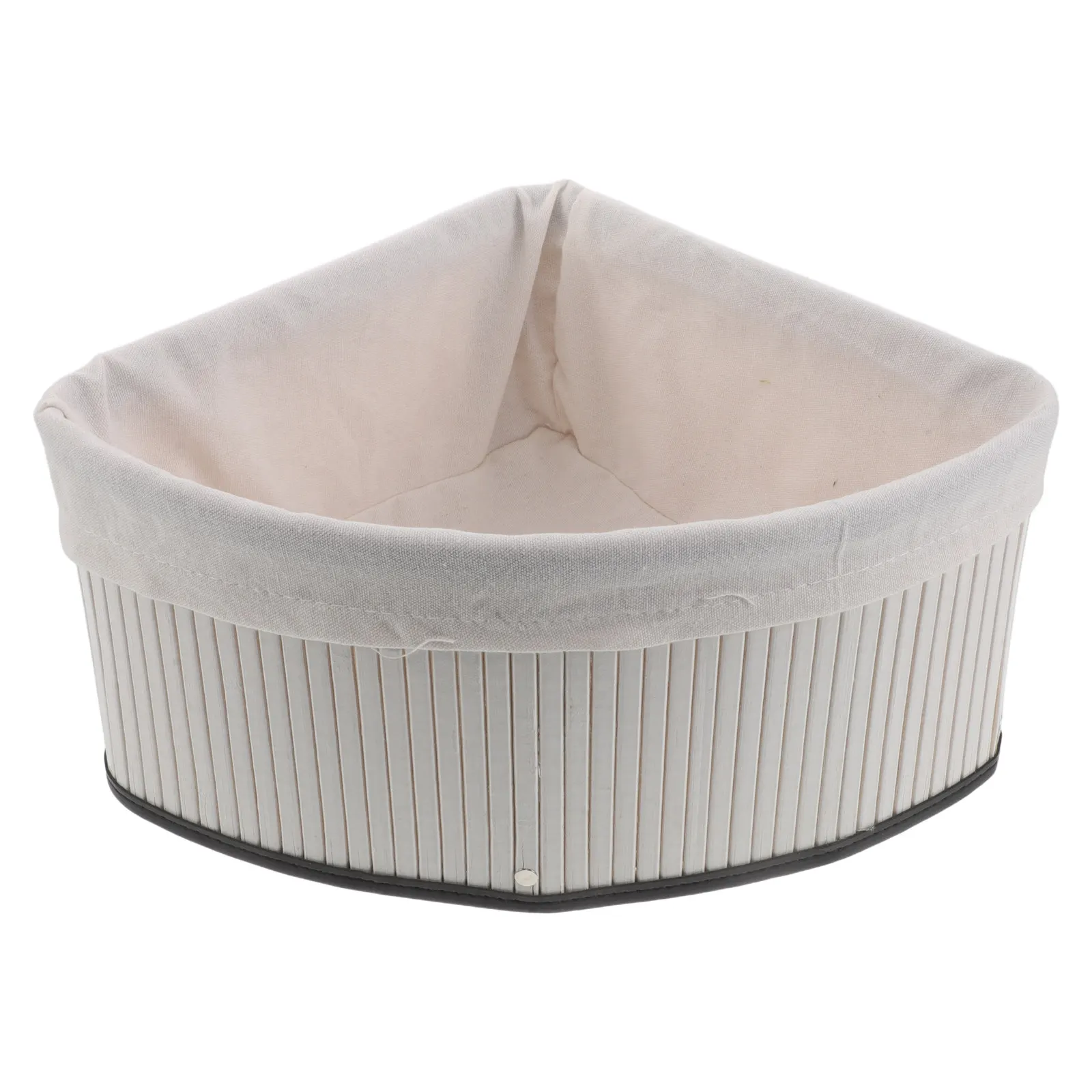 Handwoven Bamboo Corner Basket Fan Shape 10x6.3 Decorative Storage Basket for Bathroom Kitchen Shelf Pantry Organizer
Handwoven Bamboo Corner Basket Fan Shape 10x6.3 Decorative Storage Basket for Bathroom Kitchen Shelf Pantry Organizer
