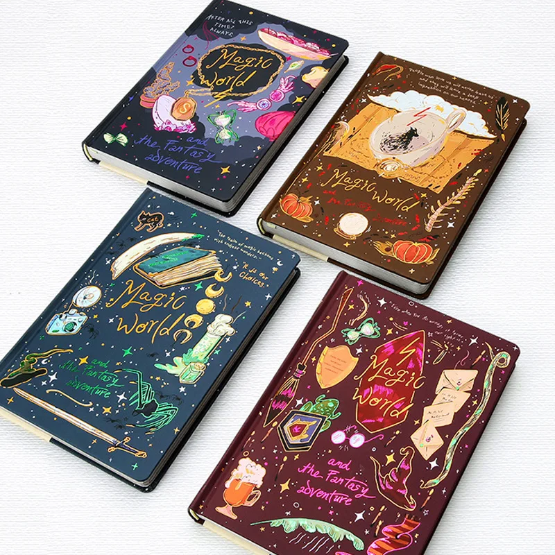 Magical World Series A5 Vintage Colored Inner Pages Landscape Notebook Creative DIY Journal Material Collage Stationery
Magical World Series A5 Vintage Colored Inner Pages Landscape Notebook Creative DIY Journal Material Collage Stationery