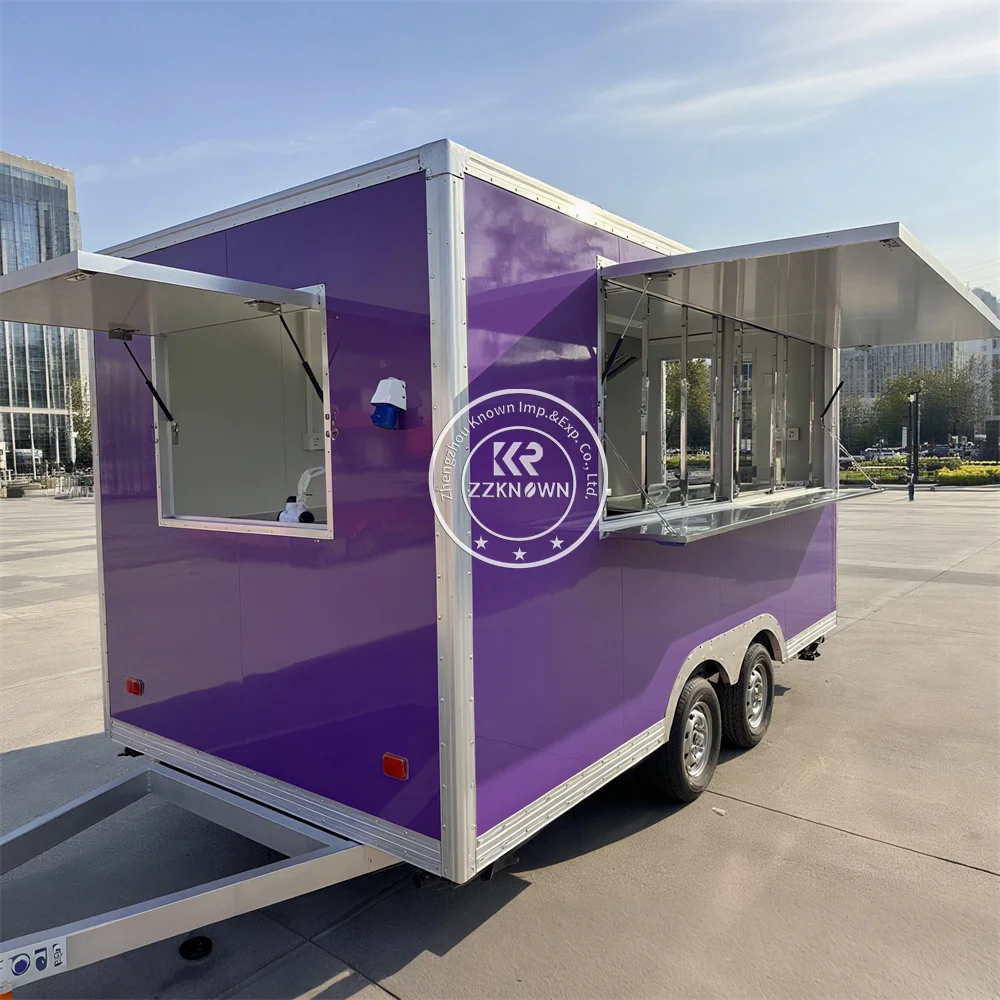 Custom Mobile Food Truck Full Kitchen Pizza Hamburger Hot Dog Cart Concession Mobile Fast Food Trailer Cart For Sale
Custom Mobile Food Truck Full Kitchen Pizza Hamburger Hot Dog Cart Concession Mobile Fast Food Trailer Cart For Sale
