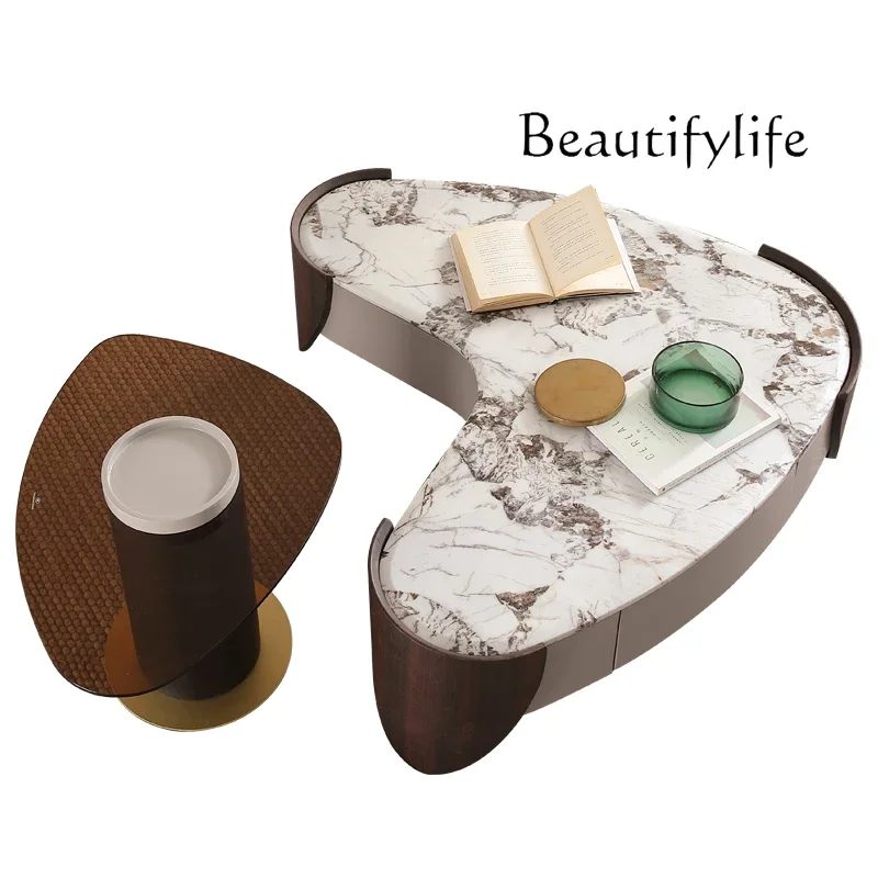 ls 42Italian minimalist marble coffee table design special-shaped wood irregular size coffee table combination
ls 42Italian minimalist marble coffee table design special-shaped wood irregular size coffee table combination
