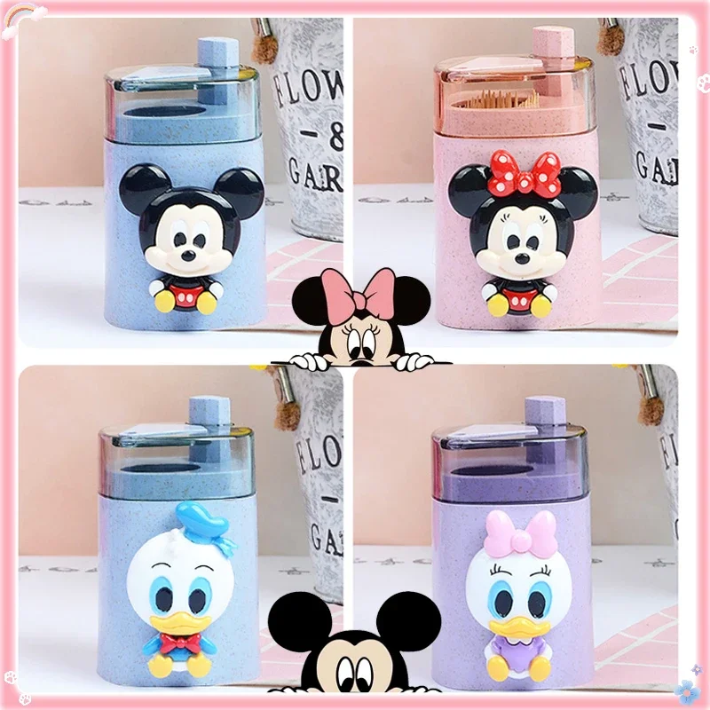 Mickey Minnie Mouse Automatic Toothpick Holder Container Household Table Toothpick Storage Box Toothpick Dispenser Home Decor
Mickey Minnie Mouse Automatic Toothpick Holder Container Household Table Toothpick Storage Box Toothpick Dispenser Home Decor