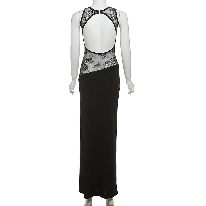 BKLD Perspective Irregular Design Slimming Sleeveless Hollow Out Backless Wrap Hip Maxi Dress Summer Fashion Club Street Outfits
BKLD Perspective Irregular Design Slimming Sleeveless Hollow Out Backless Wrap Hip Maxi Dress Summer Fashion Club Street Outfits
