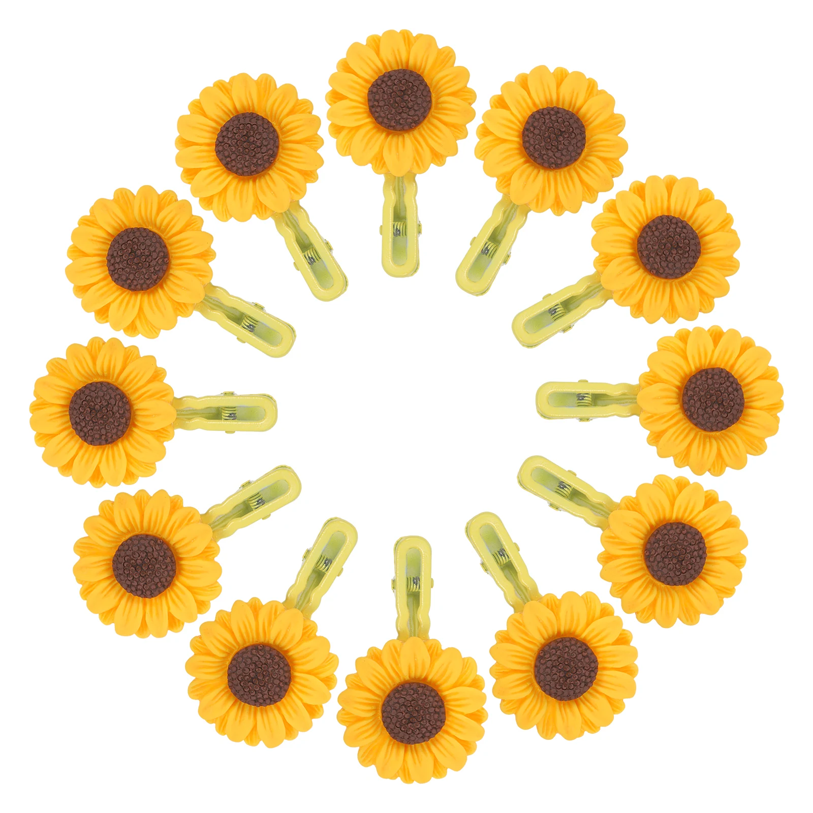 20 Pcs Sunflower Hairpin Girls Barrette Yellow Hairclip Alligator Resin Cartoon Daily Party Accessories Hairstyle Non Deform
20 Pcs Sunflower Hairpin Girls Barrette Yellow Hairclip Alligator Resin Cartoon Daily Party Accessories Hairstyle Non Deform