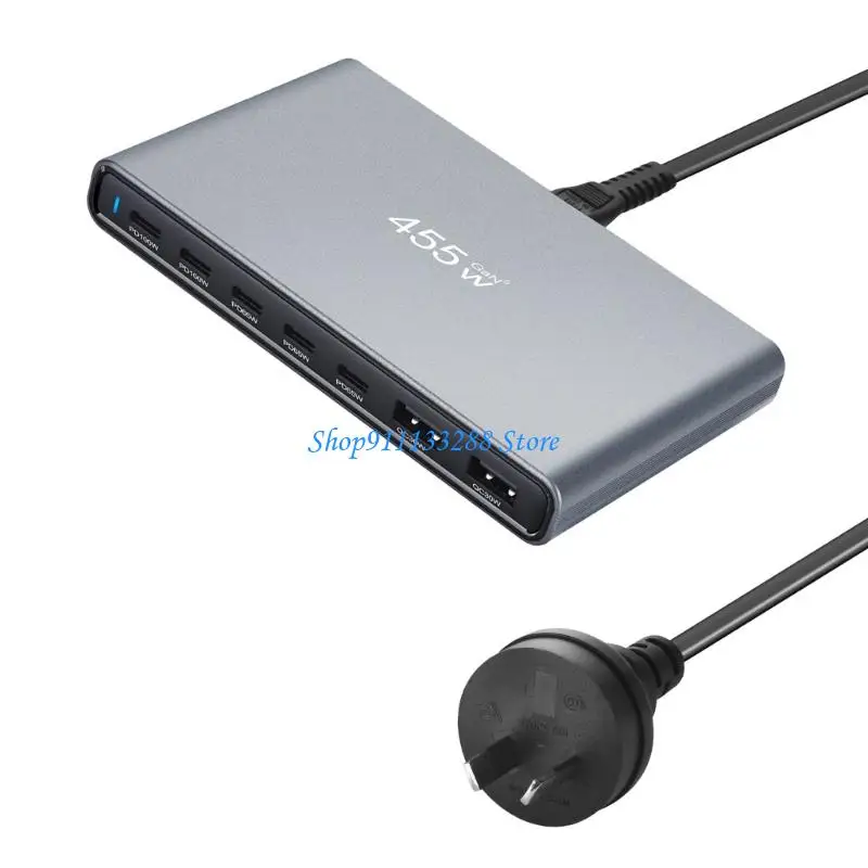 G88D 455W Thin Gans Chargers PD100/65W For Laptop Tablet Phone Fast Charging HUbs
G88D 455W Thin Gans Chargers PD100/65W For Laptop Tablet Phone Fast Charging HUbs
