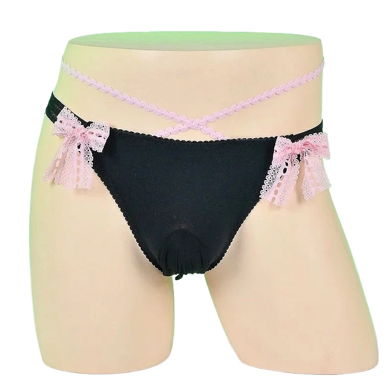 Sweet Sissy Panties Silky Mens Pouch Briefs Bow-knot Lace Transparent String Man Gay Underwear Smooth Male Erotic Lingerie 2025
Sweet Sissy Panties Silky Mens Pouch Briefs Bow-knot Lace Transparent String Man Gay Underwear Smooth Male Erotic Lingerie 2025