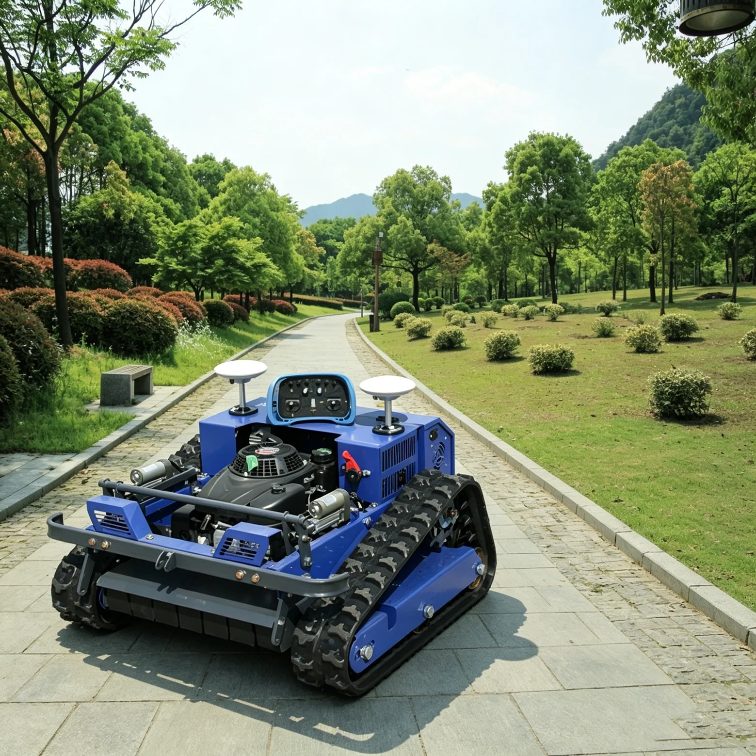 Customized new lawn mower, cutting width 550mm, self-propelled remote-controlled garden lawn mower, high-power lawn mower
Customized new lawn mower, cutting width 550mm, self-propelled remote-controlled garden lawn mower, high-power lawn mower