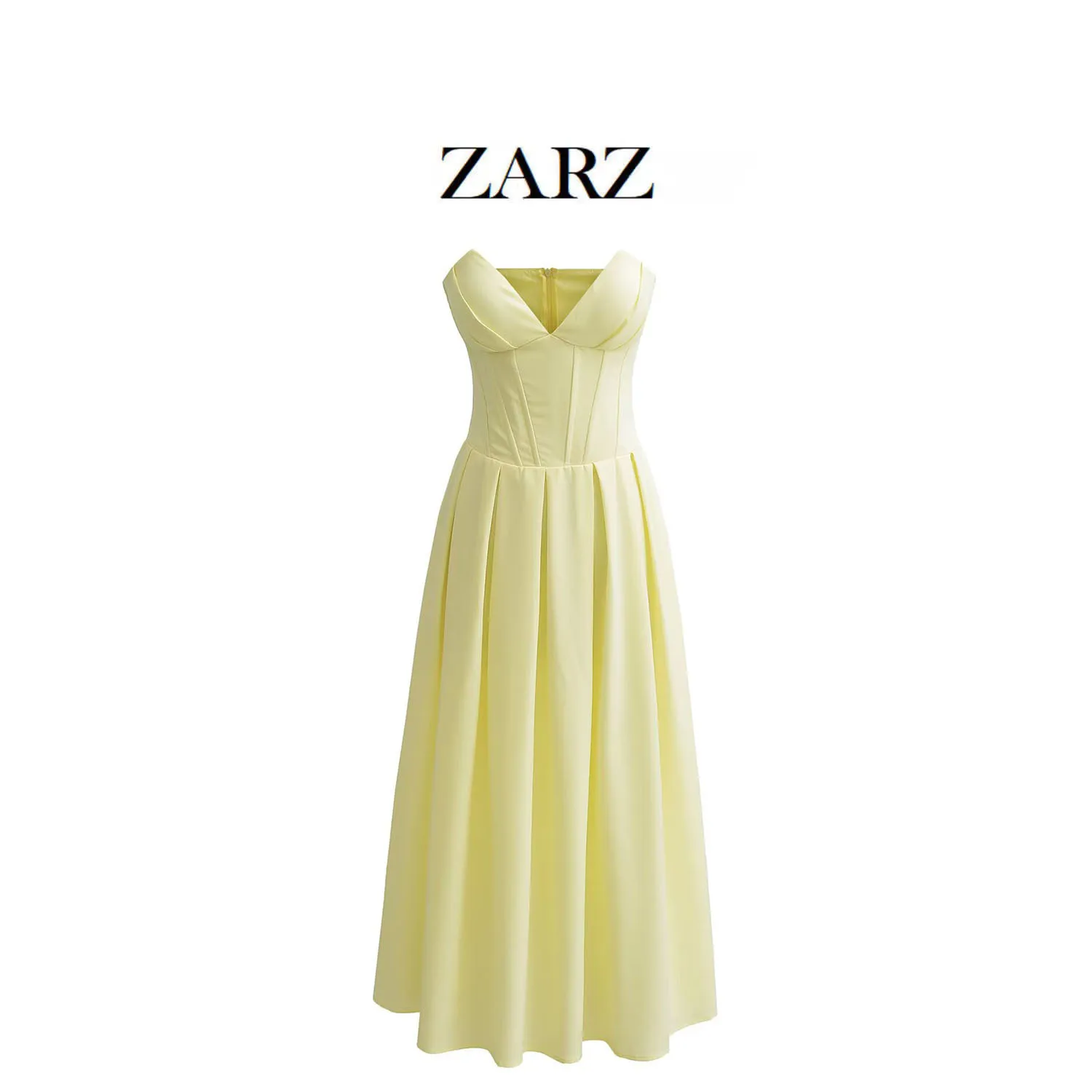 European and American style sexy tube top fishbone waist slimming tube top dress female fashion high-end temperament long skirt
European and American style sexy tube top fishbone waist slimming tube top dress female fashion high-end temperament long skirt